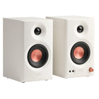 Edifier MR3 Hi-Res Audio Certified Power Studio Monitor Speaker with mulitple connection input and 36W RMS - White-Rich Connectivity – Balanced TRS, RCA, and AUX inputs, headphone output, with Bluetooth supporting multi-point connection. RCA and AUX inputs enable simultaneous connection with more audio devices