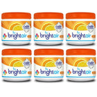 Bright Air Mandarin & Fresh Lemon Scent Super Odor Eliminator 365g, 6 Pack-Freshens any space with a natural, clean scent while effectively eliminating unwelcome odours