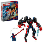 LEGO Super Heroes Marvel Miles Morales Mech vs. Spider-Man 2099-Posable Miles Morales mech for fans of Spider-Man and Super Hero building toys