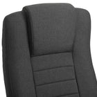 Vinsetto High Back Adjustable Office Chair with Wheels-Material: Linen (Polyester), Sponge, Metal, PU