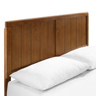 Modway Alana Wood Full Platform Bed with Splayed Legs - Walnut-Wood, MDF, and Veneer Construction