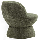 Modway Vesta Chenille Fabric Upholstered Swivel Chair - Basil-Dense Foam Padding
