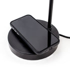 Sully Glass Desk Lamp-Matte Black Finish