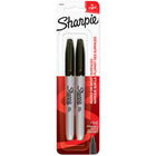Sharpie Permanent Markers - Fine Point - Black - 2 Pack-Fast-drying, fade and water-resistant ink