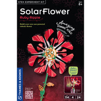 Thames & Kosmos Solar Flower - Red-Build a mesmerizing mechanical flower that spins in the sun