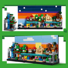 LEGO Minecraft Mini Biomes-Biomes feature lava, gold, cacti, trees, a shipwreck, treasure chest and more