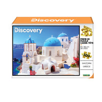 Discovery Santorini Greece 500-Piece Adult Prime 3D Puzzle-500-Piece Puzzle