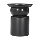 Zuo Colombo Side Table - Black-Painted Mango Wood round shape tabletop