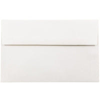 JAM Paper A10 Strathmore Invitation Envelopes - 6" x 9.5" - Bright White Wove - 50 Pack (191220I)-Bright White Wove Strathmore Paper Envelope