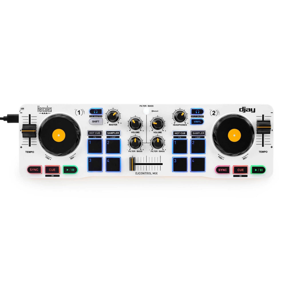 Hercules DJControl Mix Bluetooth Wireless DJ Controller for