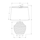 Monarch Specialties 20" H Table Lamp - Cream Concrete / Ivory / Cream Shade-This versatile decorative accent will brighten any contemporary space, whether you place it on an end or side table in a living room, or on a bedside table in your bedroom as a sleek lighting option
