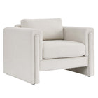 Modway Visible Boucle Fabric Armchair - Ivory-Modern Accent Chair