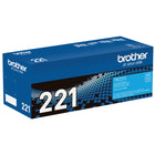Brother TN221C Standard-Yield Cyan Toner Cartridge-Compatible with: Brother HL-3140CW, HL-3170CDN, HL-3170CDW, HL-3170CW, HL-3180CDW, MFC-9130CW, MFC-9330CDW, MFC-9340CDW