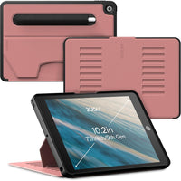 Zugu Case iPad 10.2" 2019/2020/2021 - Limited Edition - Desert Rose Red-Magnetic Folio Case