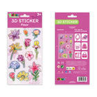 Avenir Nature Creations Flower 3D Stickers-Featuring a variety of flower species