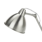 Monarch Specialties 17" H Table Lamp - Nickel Metal / Nickel Shade-Minor assembly is required with illustrated instructions included. made with durable materials and backed with 2-year limited warranty against manufacturer's defects for your satisfaction