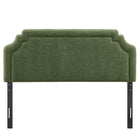Modway Magnolia Upholstered Fabric King Size Headboard - Foliage-Assembly Required