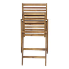 Dura Housewares Oxford 3-Piece Patio Set - Brown-Crafted from sturdy acacia wood for long-lasting outdoor use