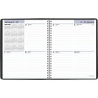 AT-A-GLANCE 2027 Weekly Planner - 8-3/4" H x 6-7/8" W - Black - English-Ruled, one week per two-page spread including weekends