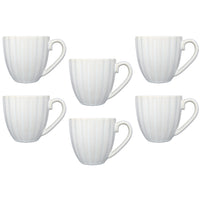Casa Domani Solare Mug - 420ml - Cream - 6 Pack-Made of Stoneware