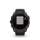 Garmin fēnix 8 - AMOLED Outdoor Recreation/Adventure Watches - 51 mm - AMOLED Sapphire, Carbon Gray DLC Titanium with Black/Pebble Gray Silicone Band-7