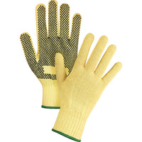Zenith Safety String Knit Gloves With Dots - Size X-Large/10 - 7 Gauge - 12 Pack-Coating PVC
