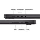 Apple MacBook Pro 16" - M5 Max - 18-core CPU - 2 TB SSD - 36 GB Memory - Space Black-Advanced Camera and Audio - Stay perfectly framed and sound great with a 12MP Center Stage camera, three studio-quality mics, and six speakers with Spatial Audio and support for Dolby Atmos