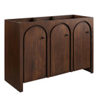 Modway Appia 48" Bathroom Vanity Cabinet - Walnut-Soft-Close Hinges