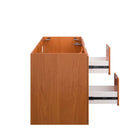 Modway Scenic 48" Double Sink Compatible Bathroom Vanity Cabinet - Cherry/Walnut-9
