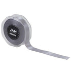 JAM Paper Double Faced Satin Ribbon - 7/8" W x 25 yd. - Silver-Colour: Silver