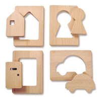 Learn Well Little Looking Shapes - Home-These versatile Little Looking Shapes give children a fresh view of their world