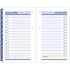 AT-A-GLANCE 2027 QuickNotes Desk Calendar Refill - 3-1/2" H x 6" W - English-Improved paper resists ink bleed