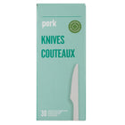 Perk Reusable Cutlery - Knife - 30 Pack-Designed for repeated use