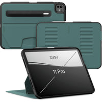 Zugu Case iPad Pro 11" M4 2024 - Pine Green-Magnetic Folio Case