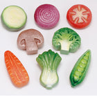 Yellow Door Vegetable Sensory Play Stones 8-Piece Set-Promotes inspired role play, indoors or out