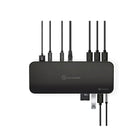 ALOGIC Dual 4K Display ThunderBolt 3 Docking Station with Power Delivery-One cable for power, video and data: The dock connects to your Thunderbolt 3.0 enabled laptop via just a single Thunderbolt cable to charge your laptop, transfer data (up to 40 Gbps), connect two monitors, Gigabit Ethernet and an audio device at the same time. Supports PD (Power Delivery) and can charge your laptop via the Thunderbolt 3.0 connection with up to 60W of power