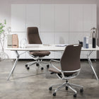 Nexten Pro Standard Height Back Office Chair - Brown-8