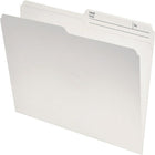 Staples 1/2 Cut Reinforced Double-Top Ivory File Folders - Legal Size - 100 Pack-9-1/2 pt. stock for exceptional durability