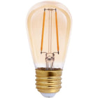 Northern Stars LED Spot Light LE-2S14/22/AM 2200K 120V 2W E26 150 to 15W - Amber - 2 Pack-Clear-Amber