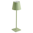 Xtricity Lucie Portable LED Touch Table Lamp - Sage-Metal and acrylic lamp body for durability and modern style