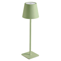 Xtricity Lucie Portable LED Touch Table Lamp - Sage-Metal and acrylic lamp body for durability and modern style
