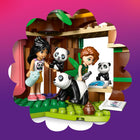 LEGO 42648 Friends Panda Sanctuary Animal Care Toy-Encourages Nurturing Play: Kids help Autumn and Lianna use the scale, brush, bamboo treats, cleaning tools, and ATV to care for their panda friends