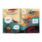 Sourcebooks LEGO NINJAGO - 5-Minute Builds-LEGO, the LEGO logo, the Brick and Knob configurations, the Minifigure and NINJAGO aretrademarks and/or copyrights of the LEGO Group. 2023 The LEGO Group. All rights reserved.