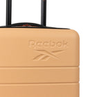Reebok The Captain Collection Hardside 21.5" Carry-On Luggage - Orange-Double 360-degree spinner wheels for precise control and smooth, quiet rolling (8 wheels)