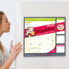 Blueline 2025-2026 Frigobloc Magnetic Calendar - 14" x 13-1/2" - French-10