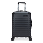 Travelite Epicure 24" Hardside Medium Checked Spinner Luggage - Black-Integrated TSA lock for added security