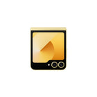 Samsung Galaxy Z Flip6 - 256GB - Yellow - Bell and Virgin Plus-Stay connected, even with your phone closed. Complete simple tasks, send texts, and get quick reply suggestions on Flex Window