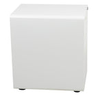 Flash Furniture Ergonomic 3-Drawer Legal/Letter Locking Mobile Filing Cabinet - White-Includes two keys, key lock is replaceable
