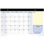 AT-A-GLANCE 2027 QuickNotes Compact Desk Pad - 11" H x 18" W - English-Perfect for cubicle-size desks or crowded work spaces and includes QuickNotes writing area along the side