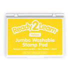Ready 2 Learn Jumbo Washable Stamp Pad - Yellow - 6.2" L x 4.1" W - 2 Pack-Create vivid images: The high-quality ink provides sharp images when stamped. Use it to decorate posters, signs, notebooks and so much more!
